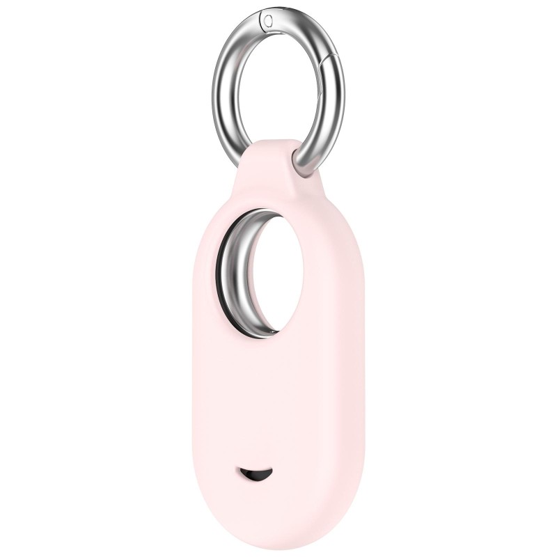 For Samsung Galaxy SmartTag 2 Location Tracker Portable Silicone Protective Case(Light Pink)