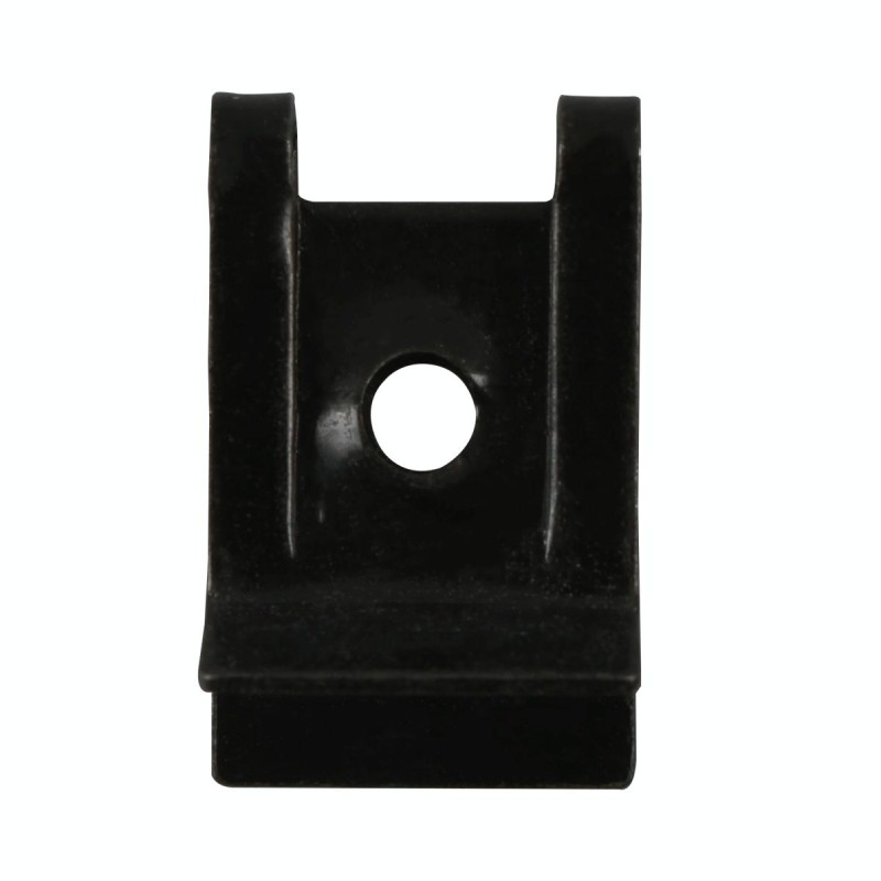 A7551 120pcs / Set Carbon Black Tension Nut U-shaped Fixed Splint Nut(Black)