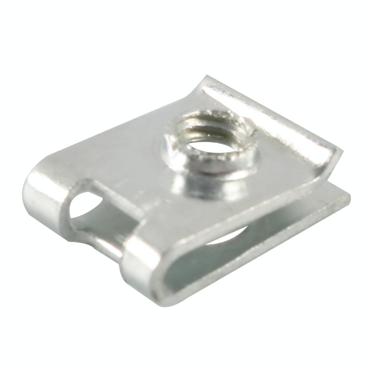 A7624 80pcs / Set White Zinc Tension Nut U-shaped Fixed Splint Nut(White)