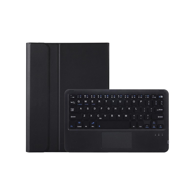 For OPPO Pad Air2 11.4 inch OP14-A TPU Ultra-thin Detachable Bluetooth Keyboard Leather Case with Touchpad(Black)