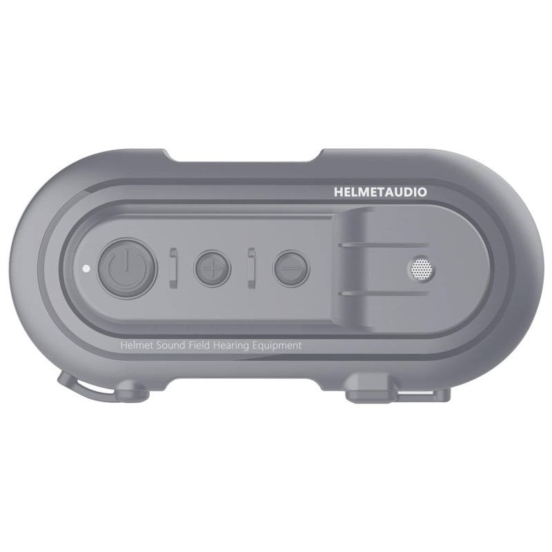 HAMTOD HELMETAUDIO H12 Helmet Conducted Audio Device with Microphone(Grey)