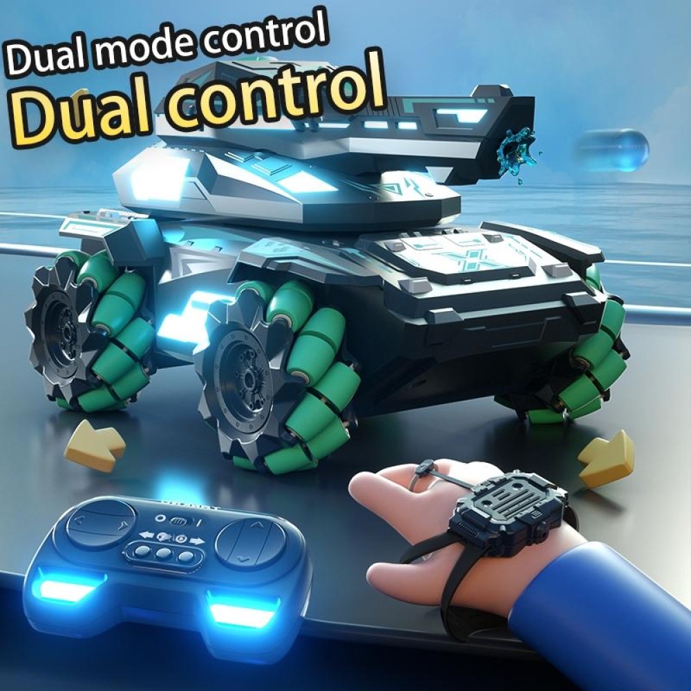 Q171 2.4G Stunt Water Bomb Battle Armor Model Remote Control Car, Specification:Single Control(Blue)