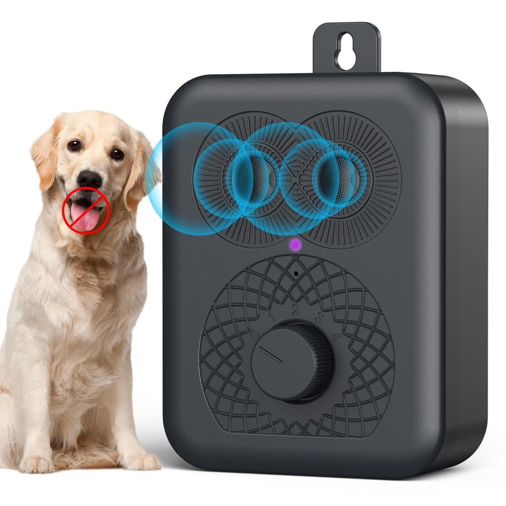 N20 Portable Fully Automatic Ultrasonic Dog Training Device(Black)
