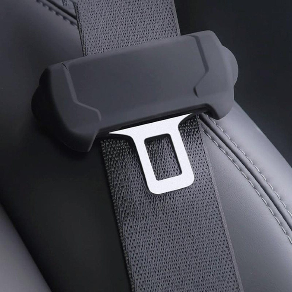 For Tesla Model 3 / Y Car Front Seat Belt Buckle Silicone Protective Cover, Style:Hang Buckle