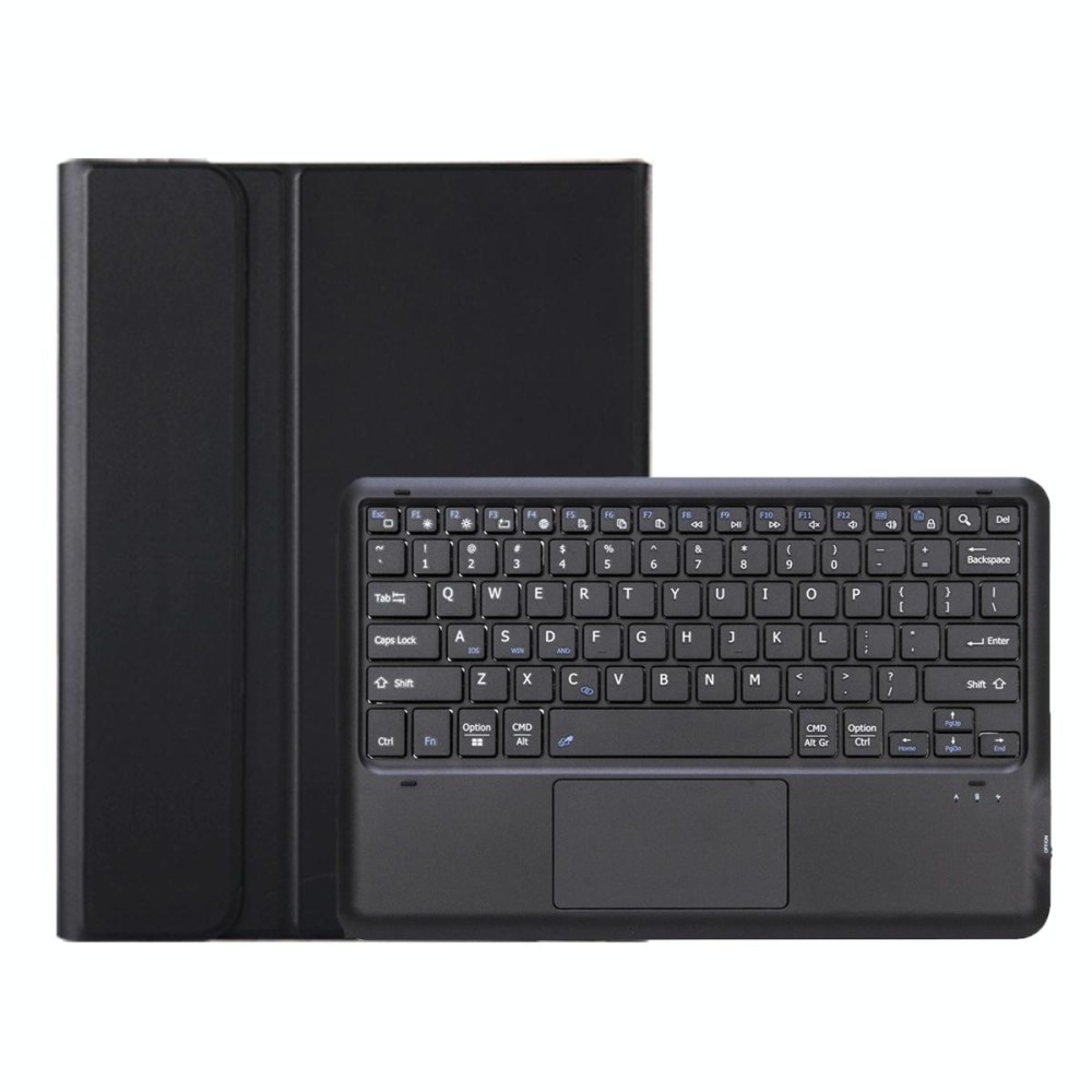 For Honor Pad 9 AH19-A TPU Ultra-thin Detachable Bluetooth Keyboard Tablet Leather Case with Touchpad(Black)