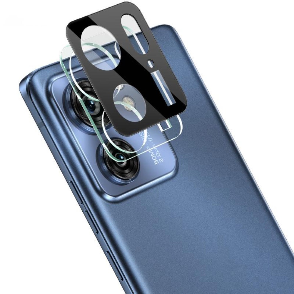 For Motorola Edge 40 5G imak High Definition Integrated Glass Lens Film Black Version