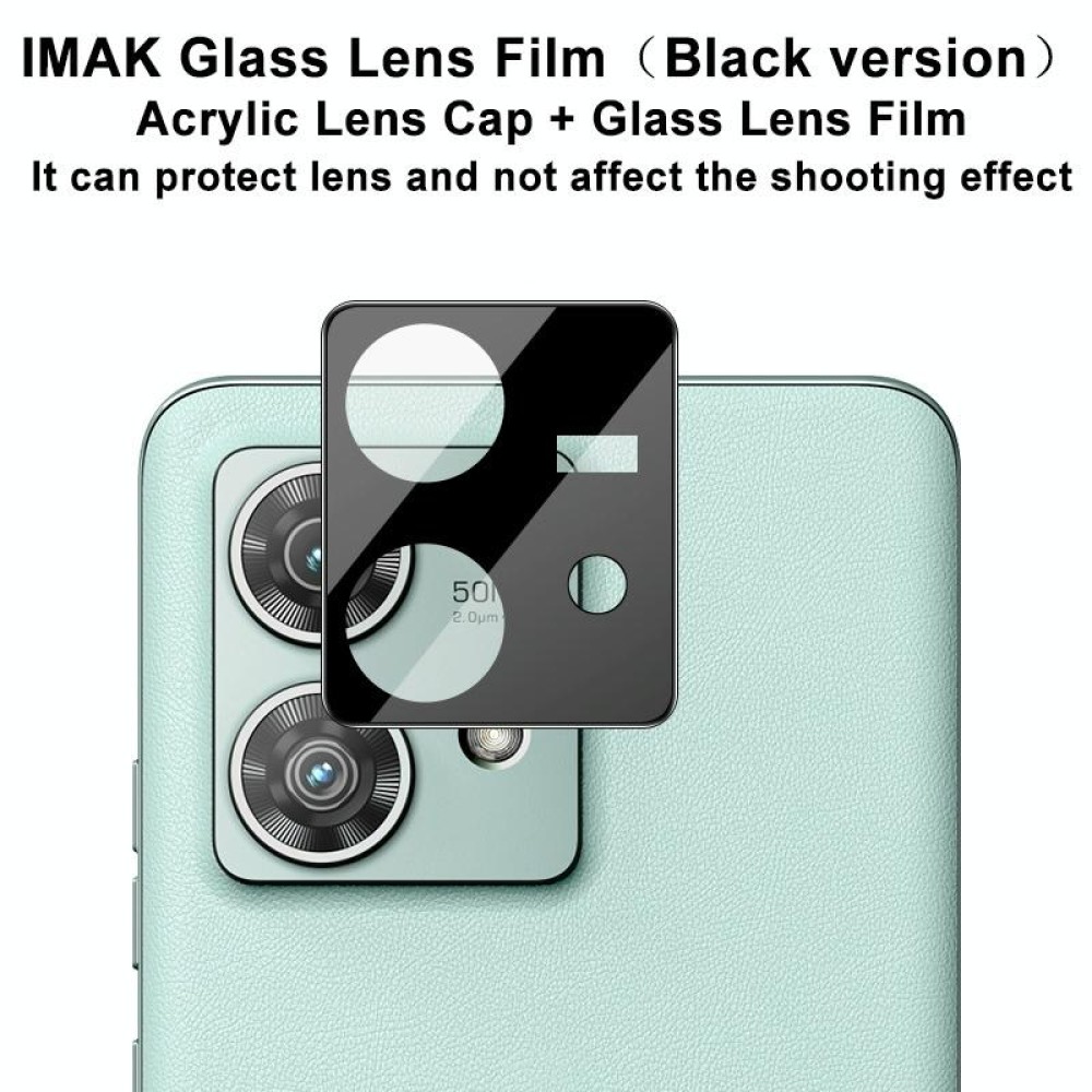 For Motorola Edge 40 Neo 5G imak High Definition Integrated Glass Lens Film Black Version