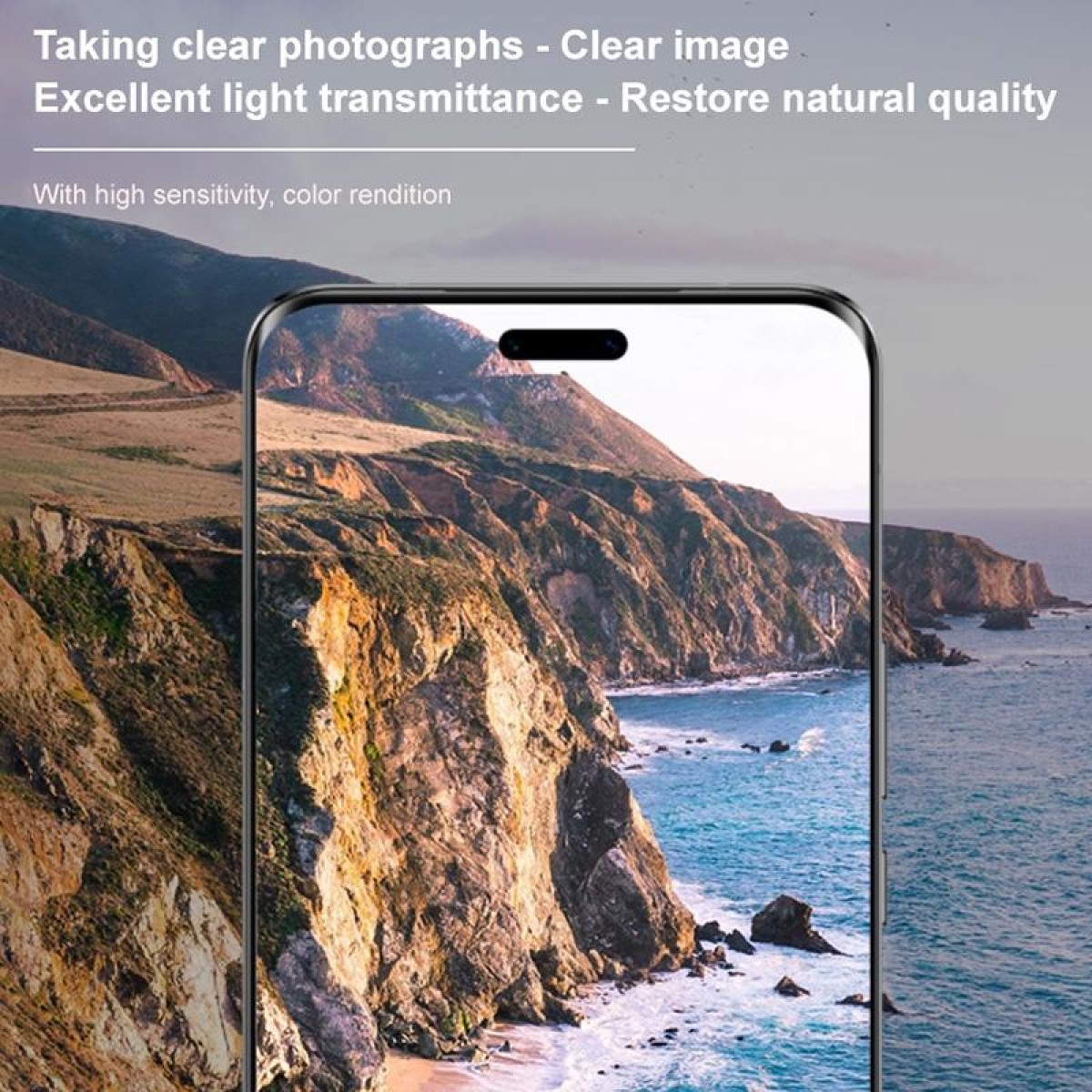 For Honor Magic6 Pro 5G 2pcs/Set imak HD Glass Rear Camera Lens Film