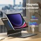 For Samsung Galaxy Tab S9 / S8 / S7 DUX DUCIS MK Series Floating Magnetic Keyboard Tablet Leather Case
