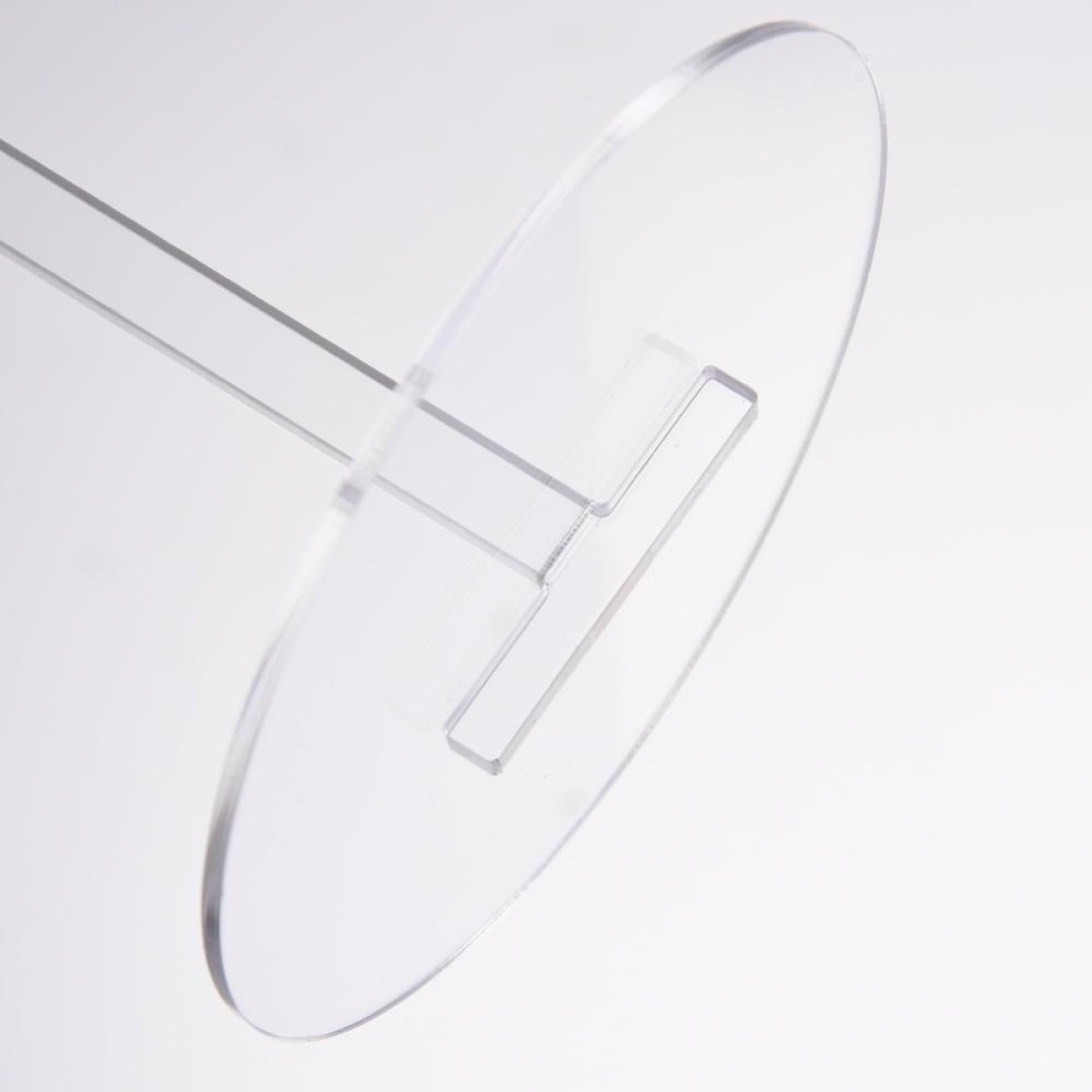 Portable T-shaped Acrylic Wrist Yarn Holder, Style: Large(Transparent)