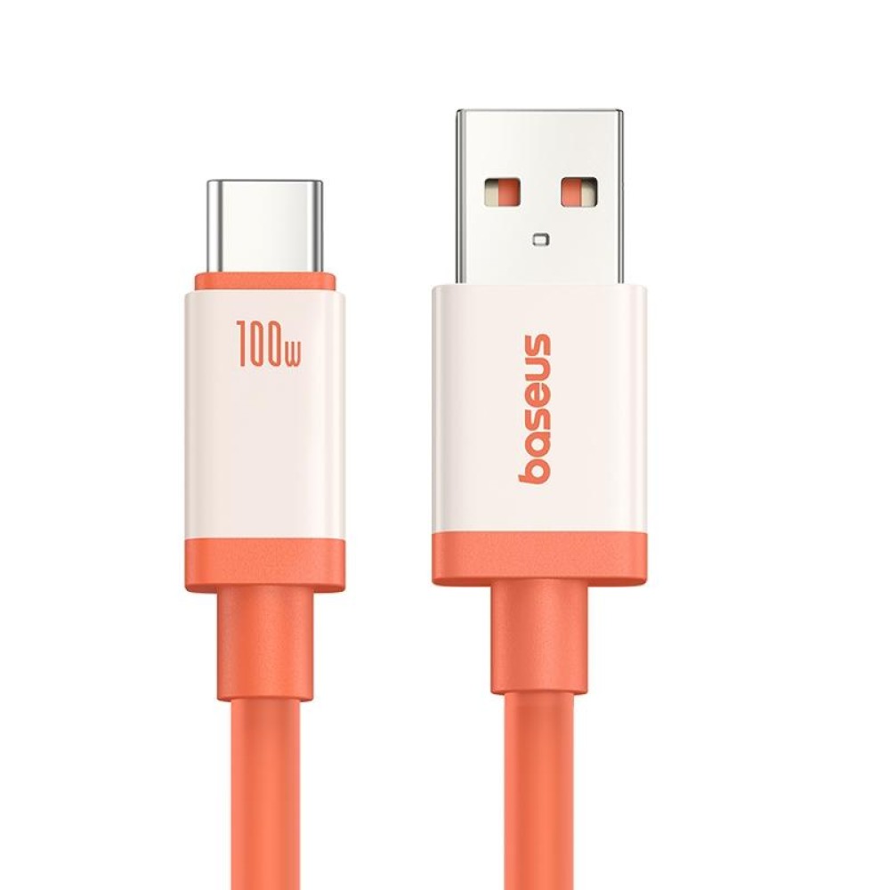 Baseus Antifreeze Series USB to Type-C 100W Fast Charging Data Cable, Length:2m(Orange)