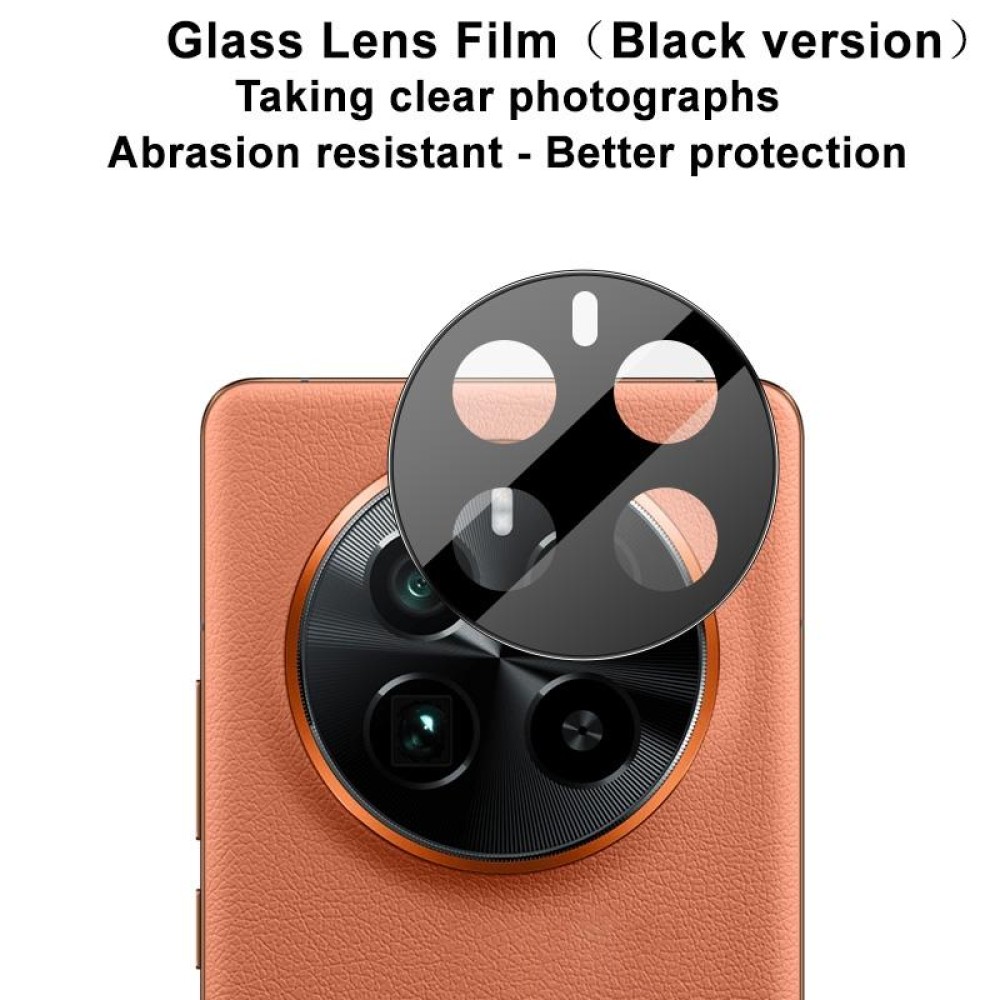 For Realme GT5 Pro 5G IMAK Rear Camera Lens Glass Film Black Version