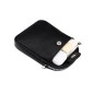 Universal Litchi Texture Phone Crossbody Bag Leather Case for 5.5-7.2 inch Phones(Black)