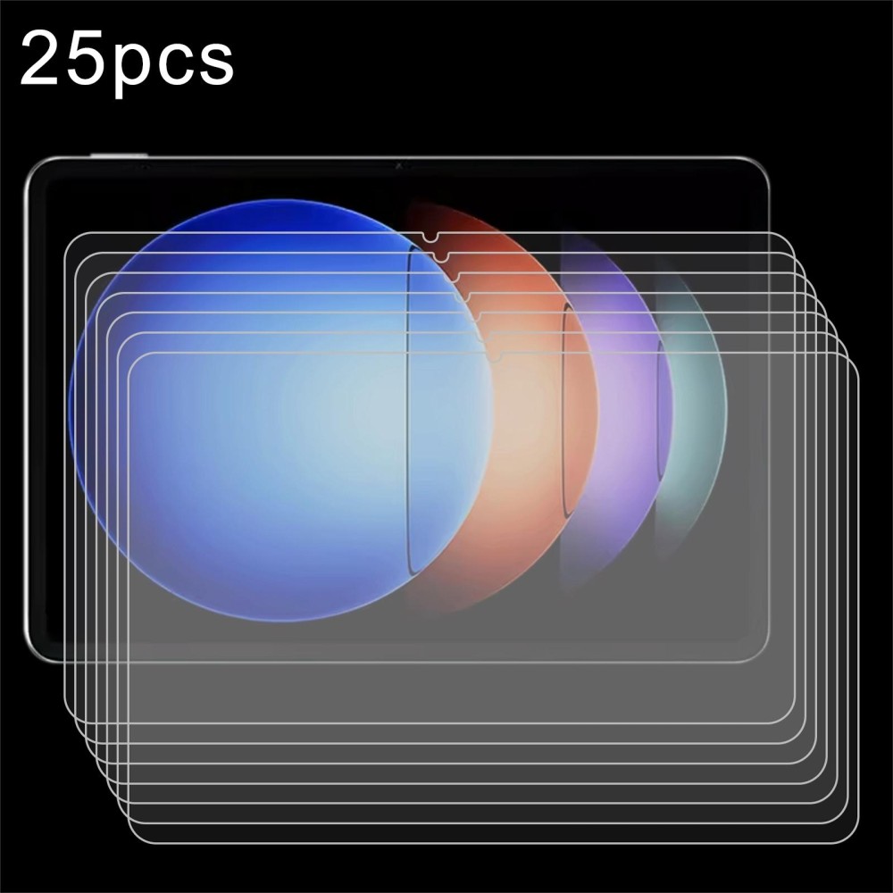 For Xiaomi Pad 6S Pro 12.4 25pcs 9H 0.3mm Explosion-proof Tempered Glass Film