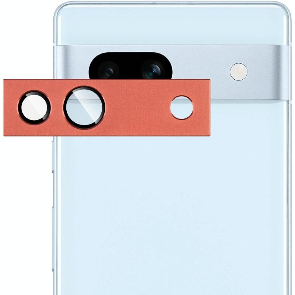 For Google Pixel 7a IMAK Metal Armor Premium Camera Protector Film(Red)