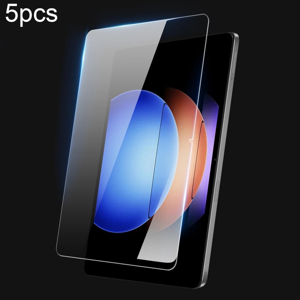 For Xiaomi Pad 6S Pro 12.4 5pcs DUX DUCIS 0.33mm 9H HD Full Screen Tempered Glass Film
