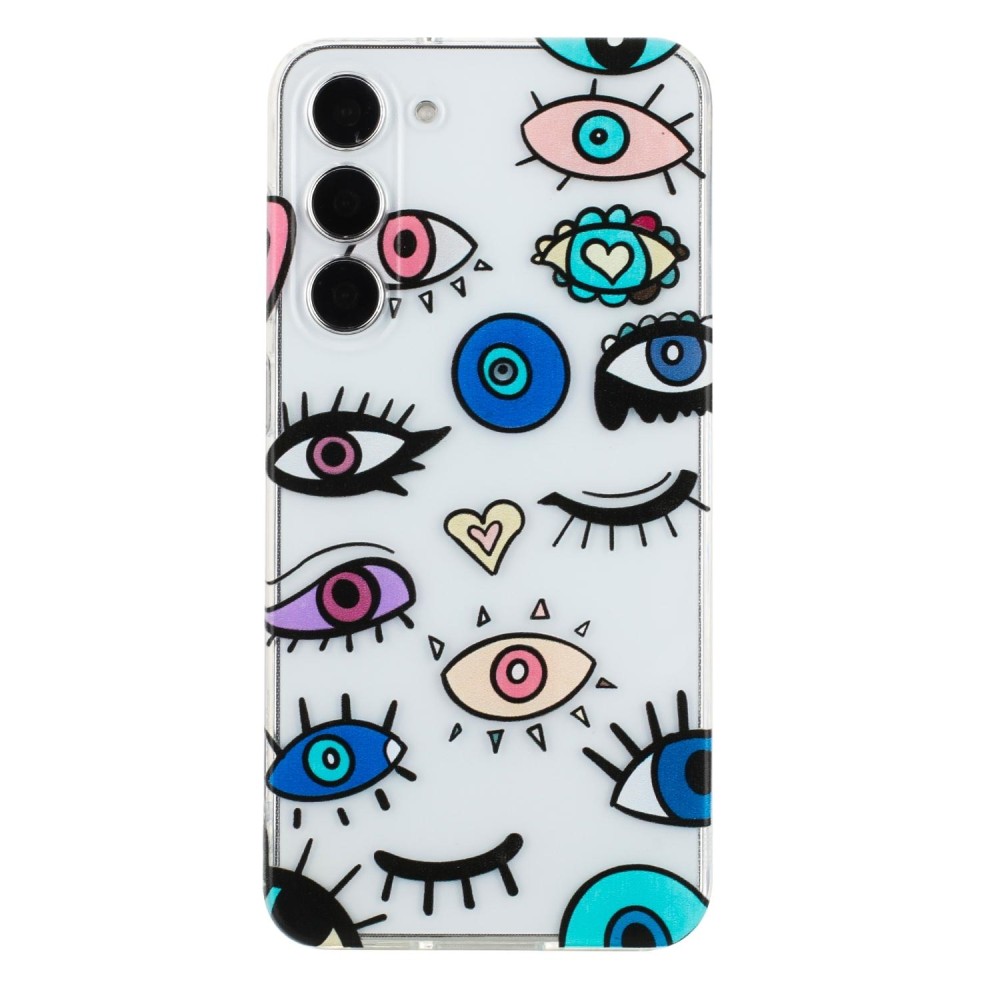 For Samsung Galaxy S23 5G Colorful Painting Pattern TPU Phone Case(Eye Monster)