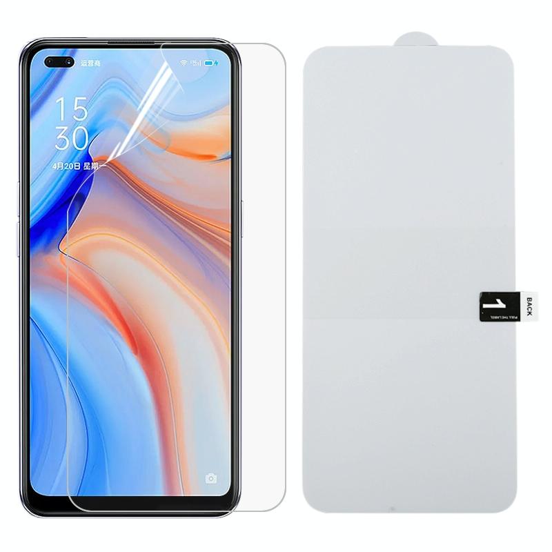 For OPPO Reno4 Full Screen Protector Explosion-proof Hydrogel Film