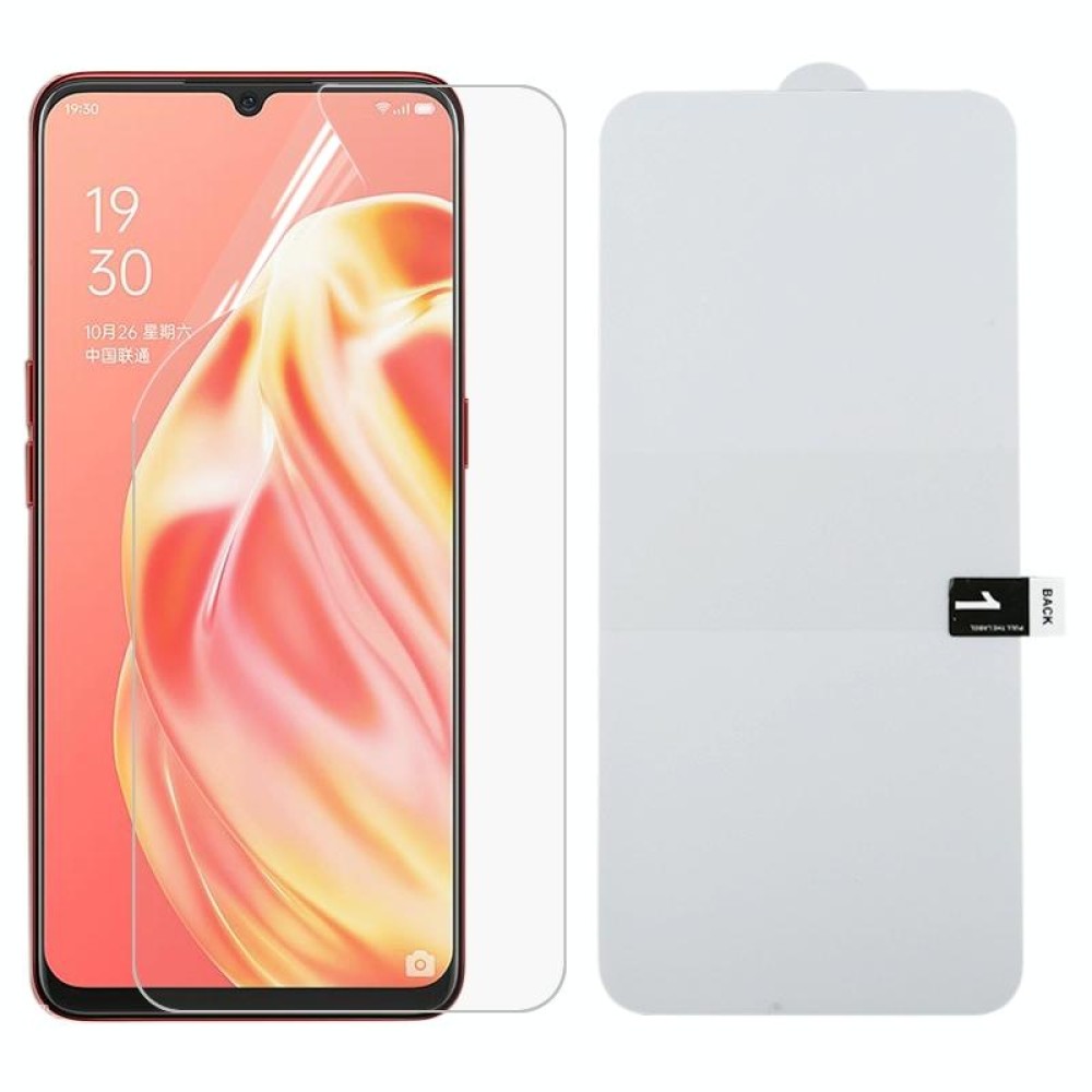 For OPPO Reno3 & A91 Full Screen Protector Explosion-proof Hydrogel Film