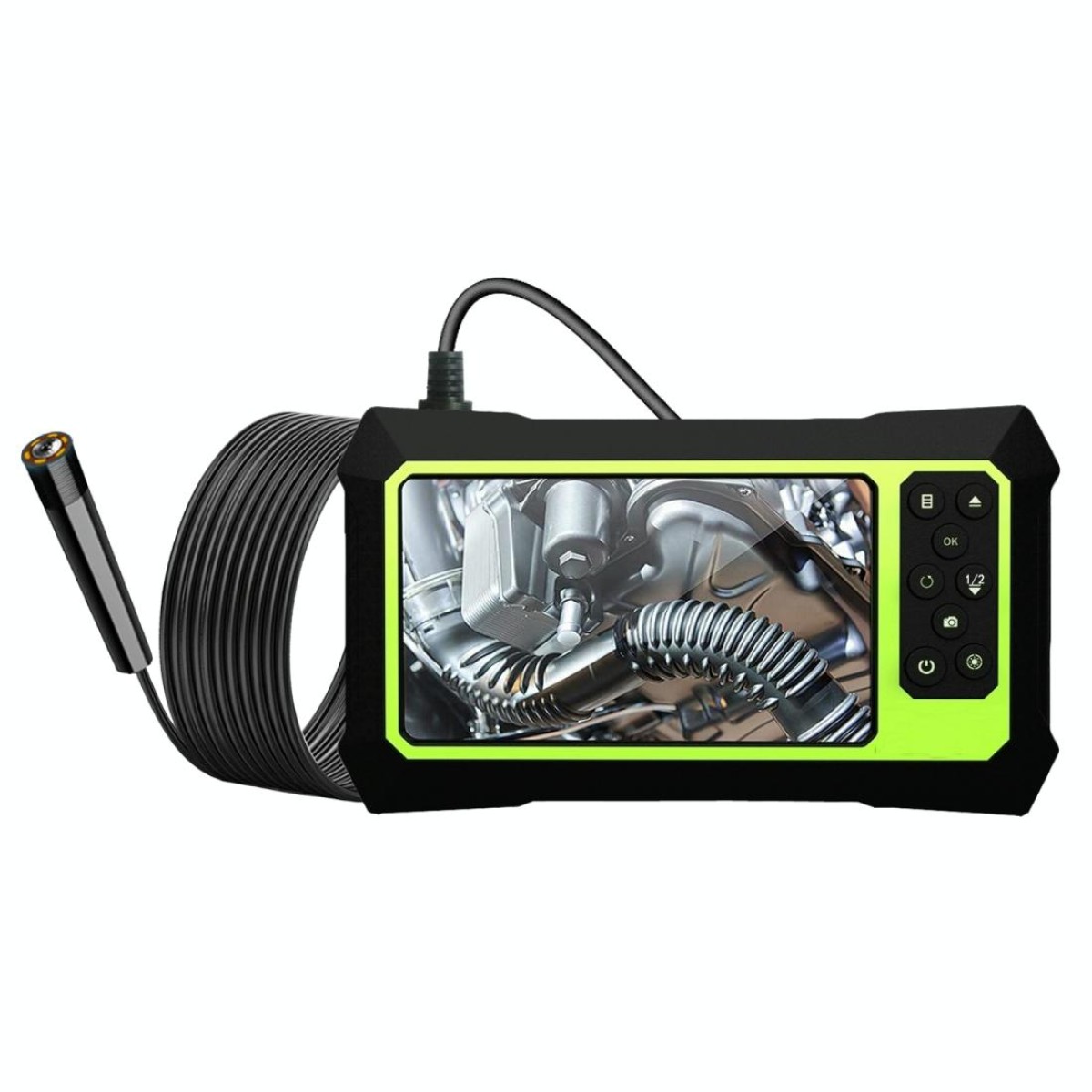 5.5mm 1080P IP68 Waterproof 4.3 inch Screen Single Camera Digital Endoscope, Line Length:7m