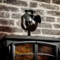 YL401 3-Blade High Temperature Metal Heat Powered Fireplace Stove Fan (Bronze)