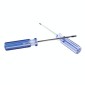 3pcs RZ-CT10 T10 Type Perforated Manual Plum Screwdriver, Random Color Delivery