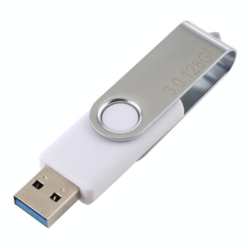 128GB Twister USB 3.0 Flash Disk USB Flash Drive (White)