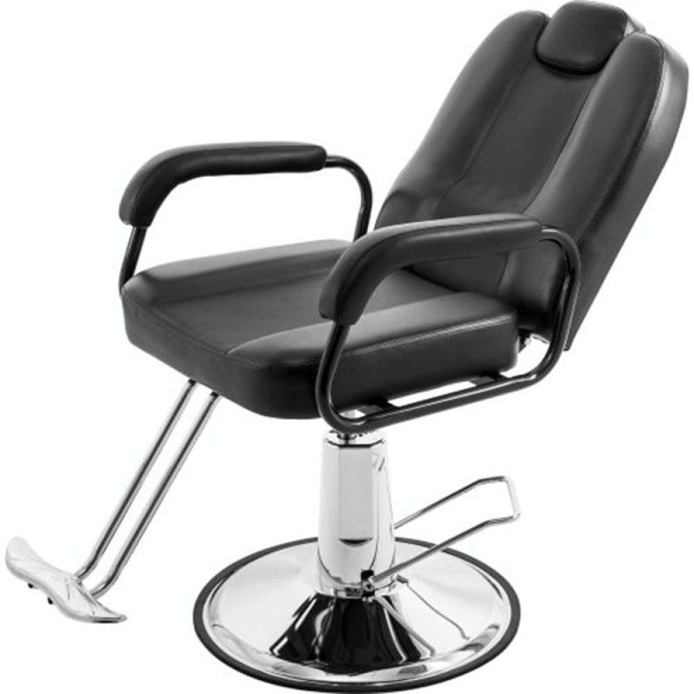 [US Warehouse] Beauty Salon Tatoo Spa Equipment Reclining Barber Chair (Black)