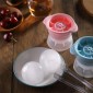 Home Spherical Ice Lattice Whisky Wine Ice Cube Maker Silicone Trays Mold with Cover (Pink)