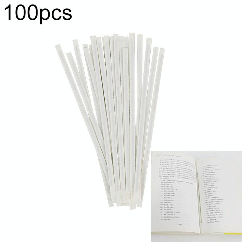 100pcs 12cm Cobalt-based EM Anti-Theft Double Sided Magnetic Strip for Book Security