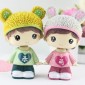 Creative Resin Cartoon Shaking Head Adorkable Couple Ornaments Car Home Bedroom Decoration Gifts