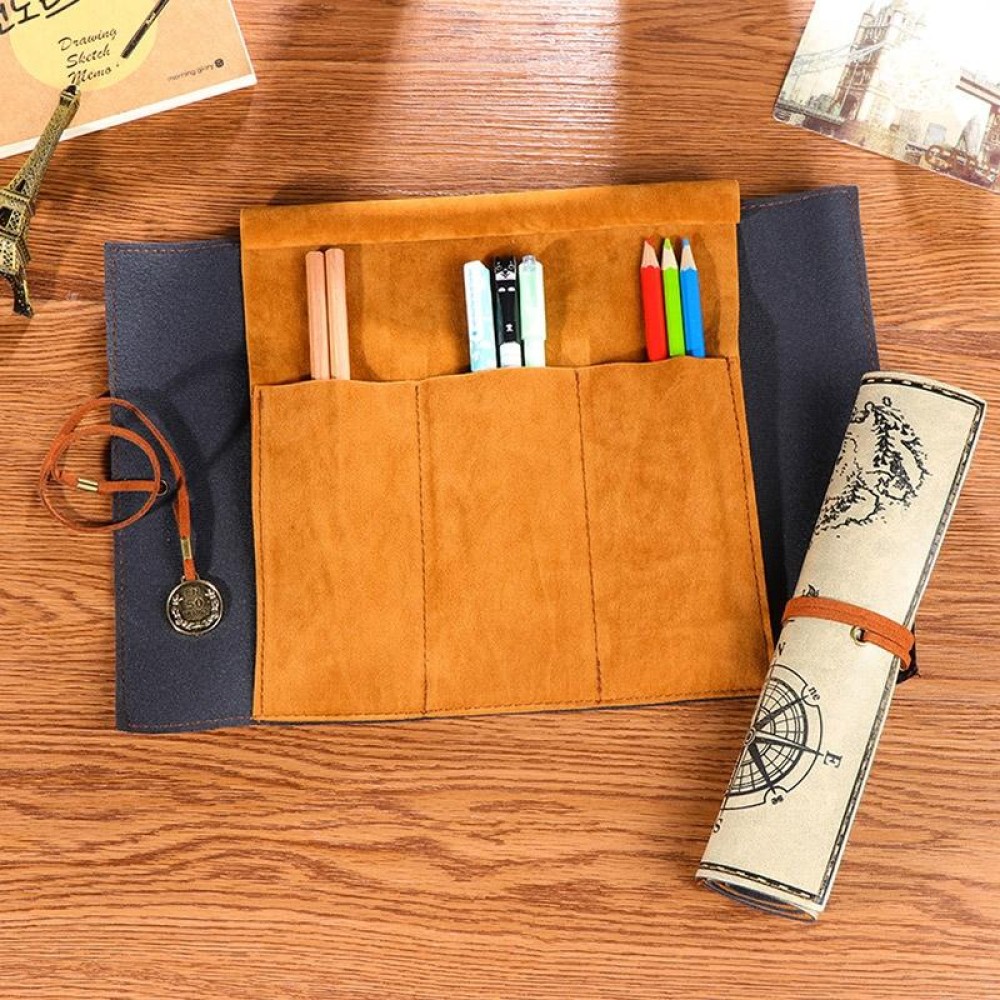 Simple Style Creative Stationery Bag Pencil Bag(Beige)