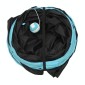 Foldable 3 Exits Exercising Cat Tunnel with A Hanging Ball(Blue)
