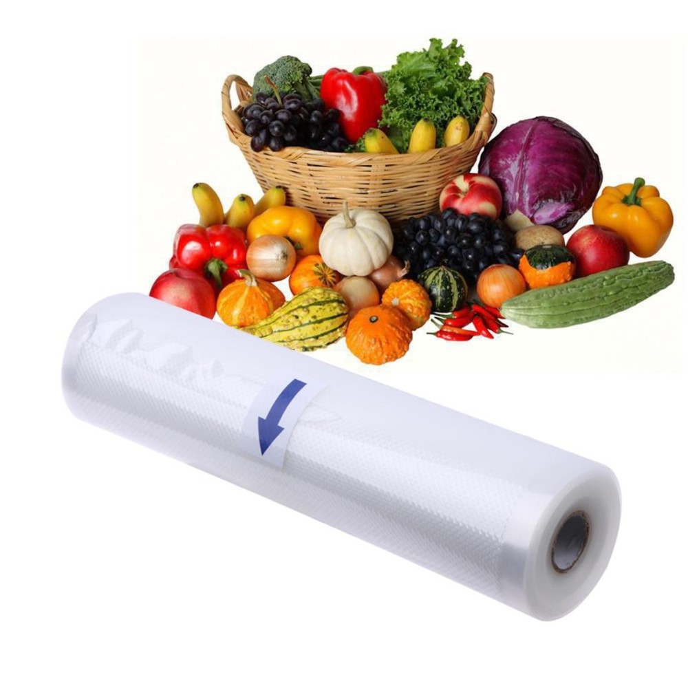 Roll Food Storage Bag Food Saver Bag for Kitchen Keep Food Fresh Grain Bag PE Bags,  Size: 30*40cm