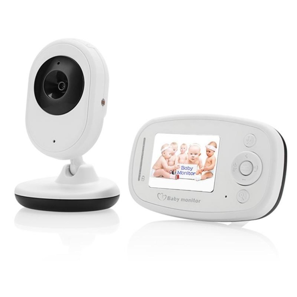 BM-SP820 2.4 inch LCD 2.4GHz Wireless Surveillance Camera Baby Monitor with 7-IR LED Night Vision, Two Way Voice Talk(White)