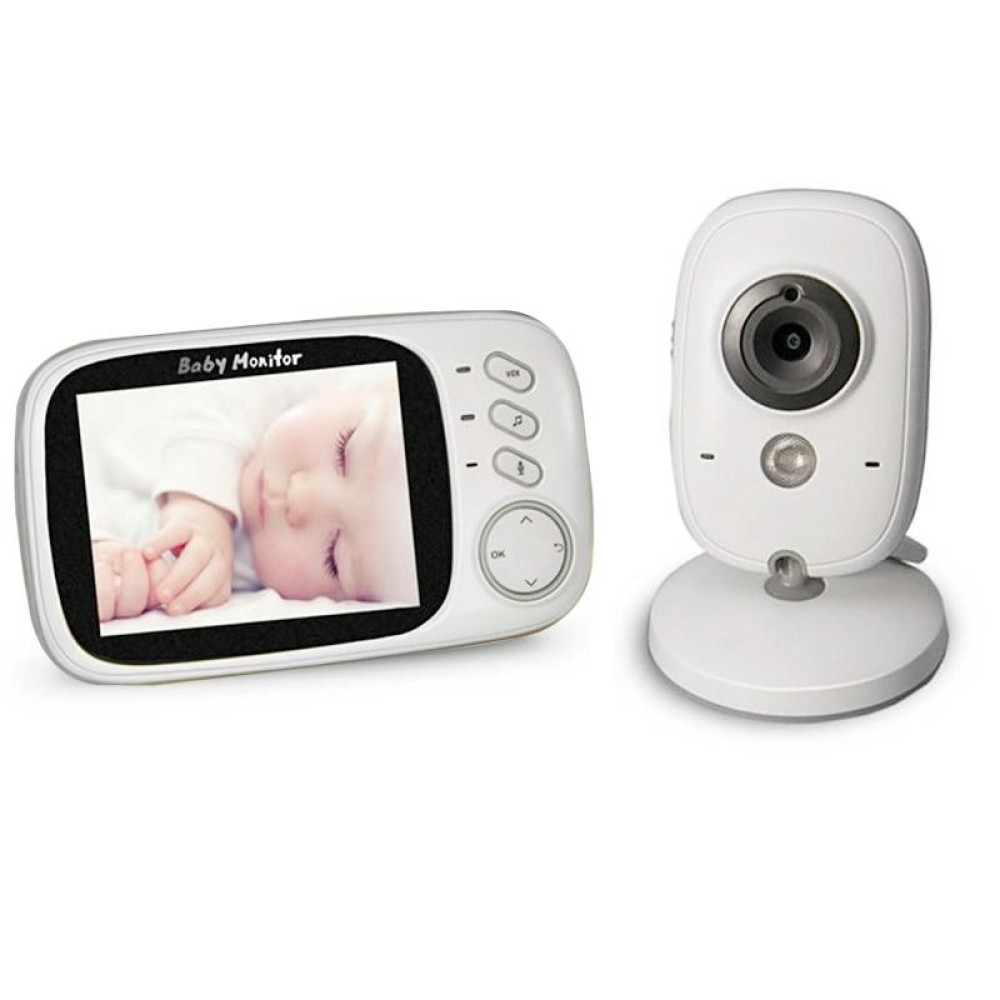 VB603 3.2 inch LCD 2.4GHz Wireless Surveillance Camera Baby Monitor, Support Two Way Talk Back, Night Vision(White)