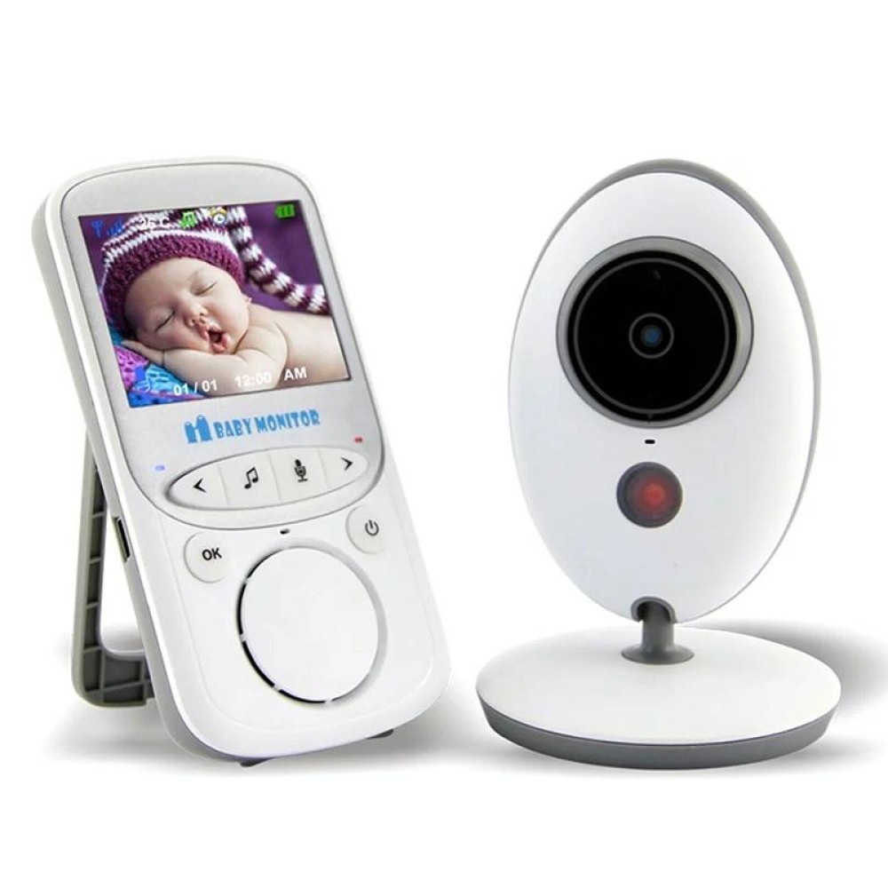 VB605 2.4 inch LCD 2.4GHz Wireless Surveillance Camera Baby Monitor, Support Two Way Talk Back, Night Vision(White)