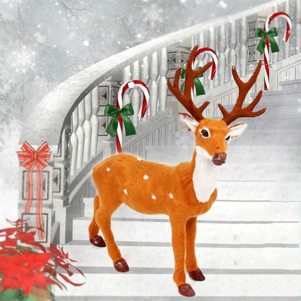 Christmas Simulation Deer Christmas Decoration, Size: 21*15.5*5.5cm