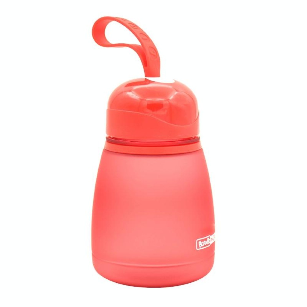 308ml Plastic Screw Top Child Cute Water Bottle(Red)