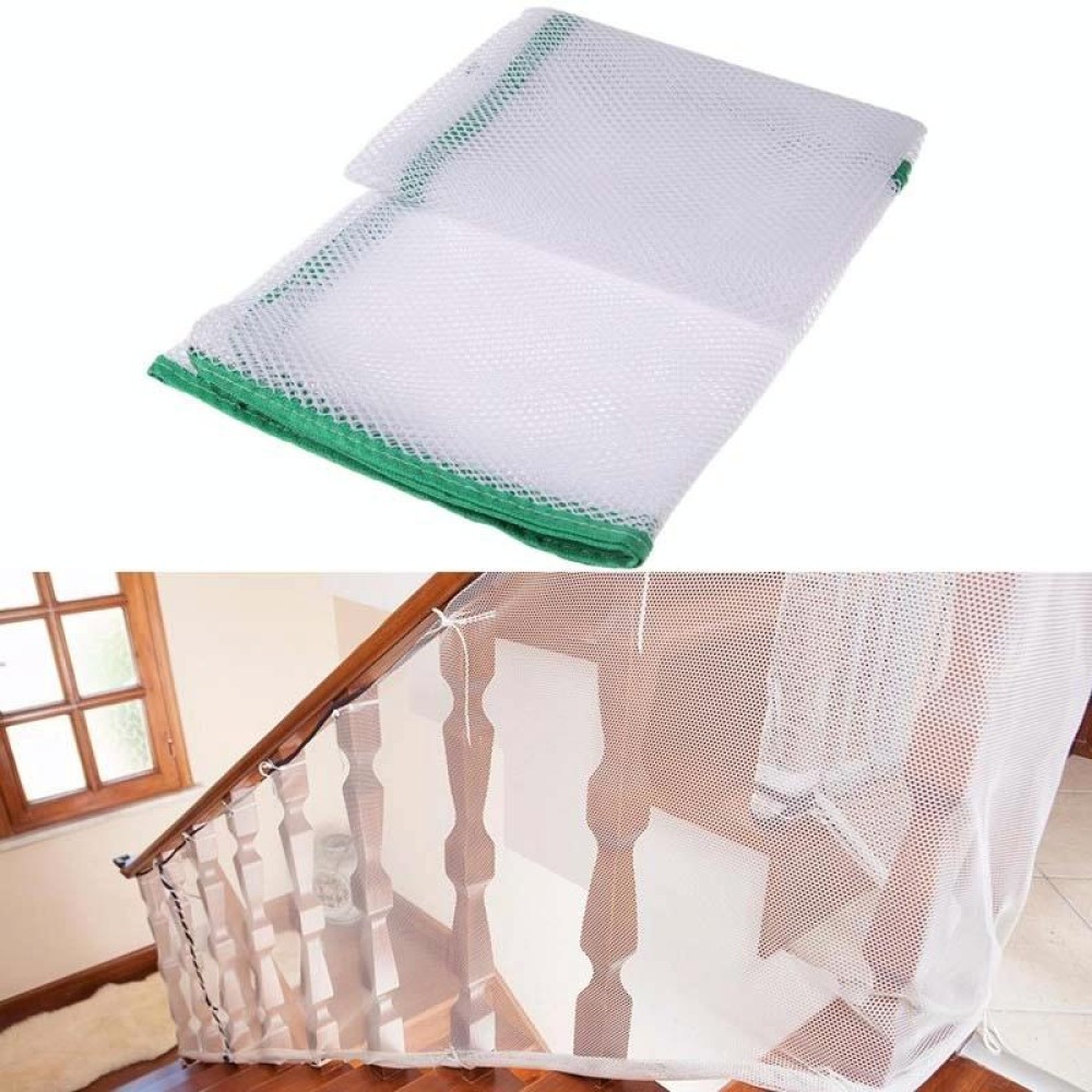 3m Thickening Safety Cope Braided Balcony Stair Safety Net for Child(Green)