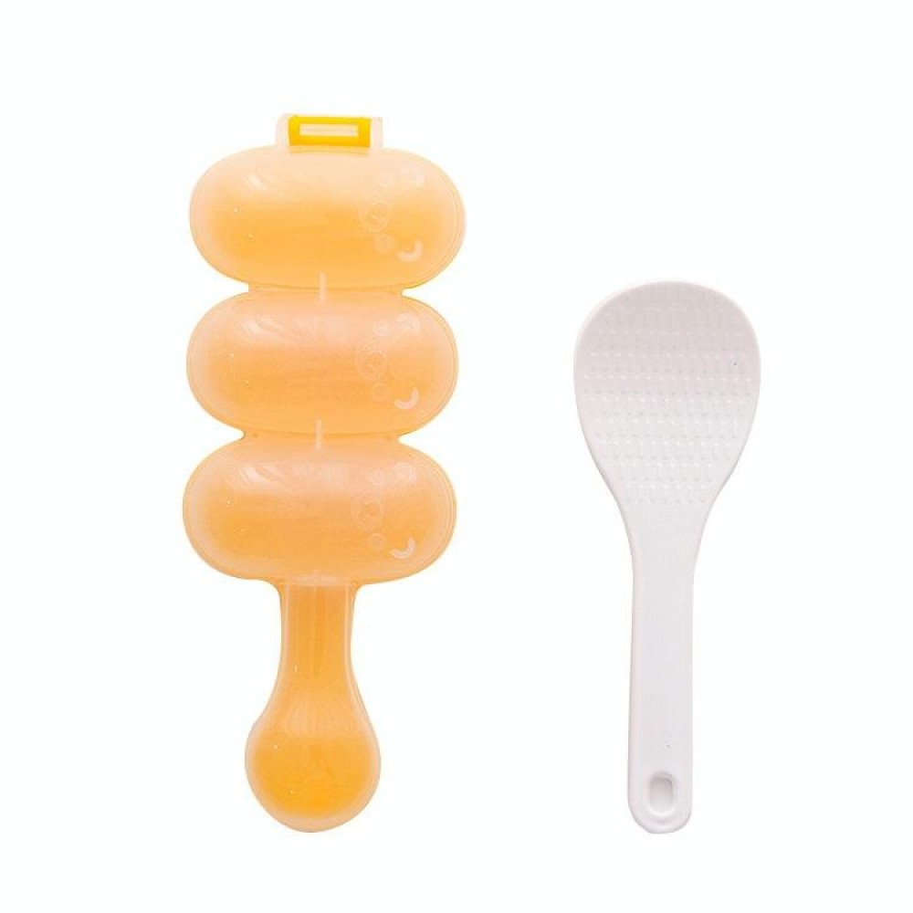 Cute Style Food-grade Sushi Rice Ball Shaker Mold with Spoon for Kids, Random Color Delivery