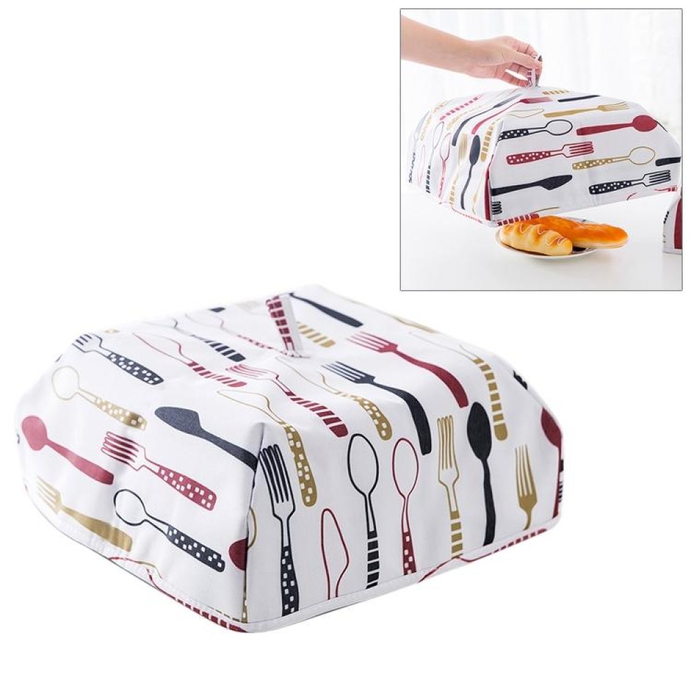 Foldable Thickened Aluminum Foil Food Heat Preservation Cover, Size: L (37 x 37 x 15cm)(Red)