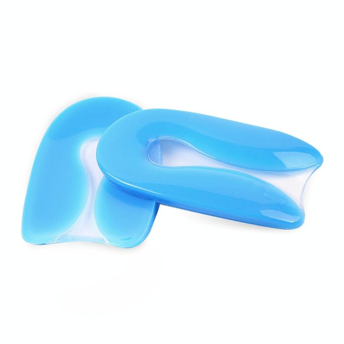 U-shaped Heel Pad Soft and Comfortable Shock Absorption Silicone Pad Insole, Size: L(40-45 Yards)