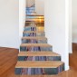 6pcs / Set DIY Creative Silent Sea Stairs Sticker Home Decoration, Size: 18*100cm