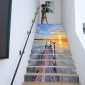6pcs / Set DIY Creative Silent Sea Stairs Sticker Home Decoration, Size: 18*100cm
