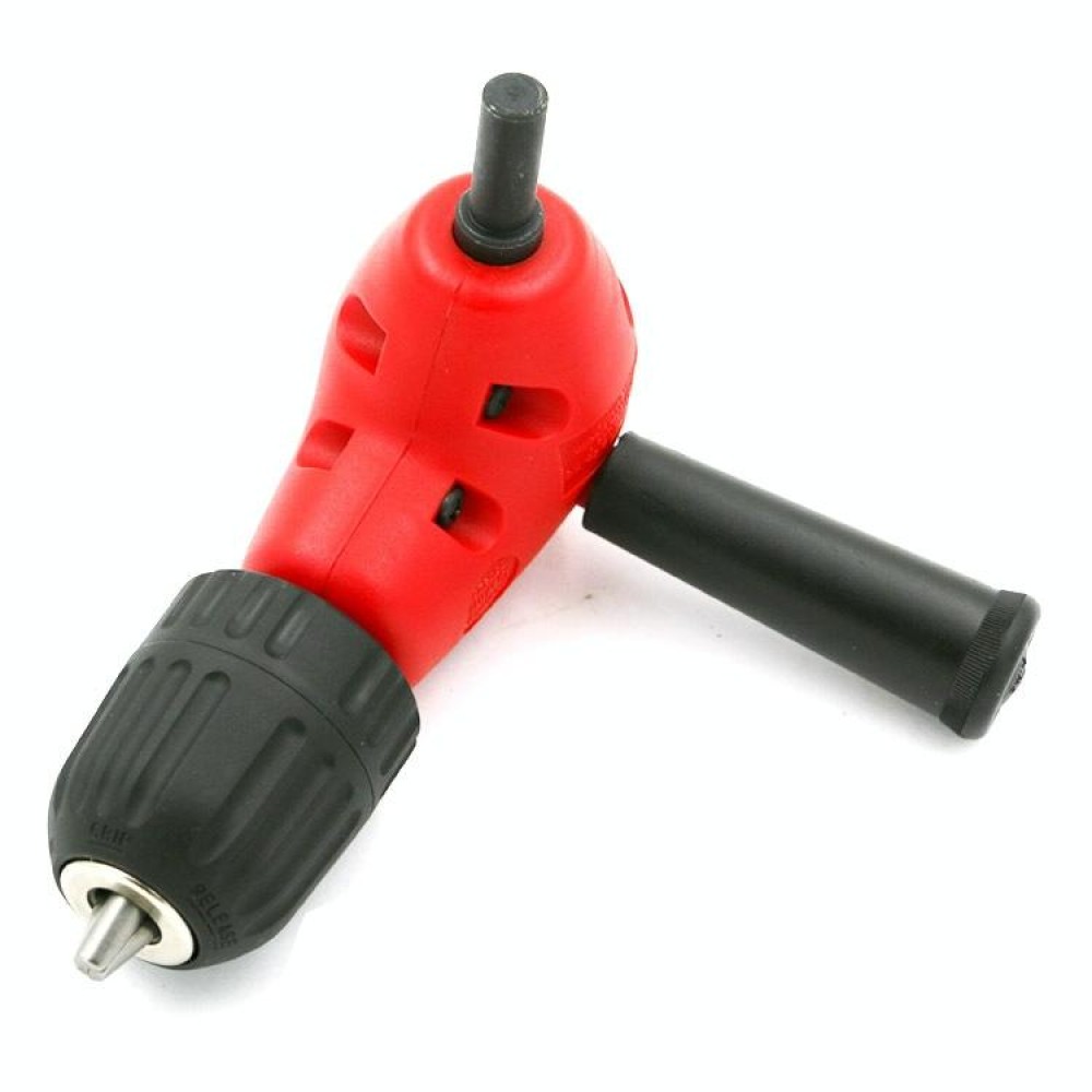 Adjustable Switching Head Right Angle Drill Gripping with Triangular Handle, Circular Handle and Hex Shank
