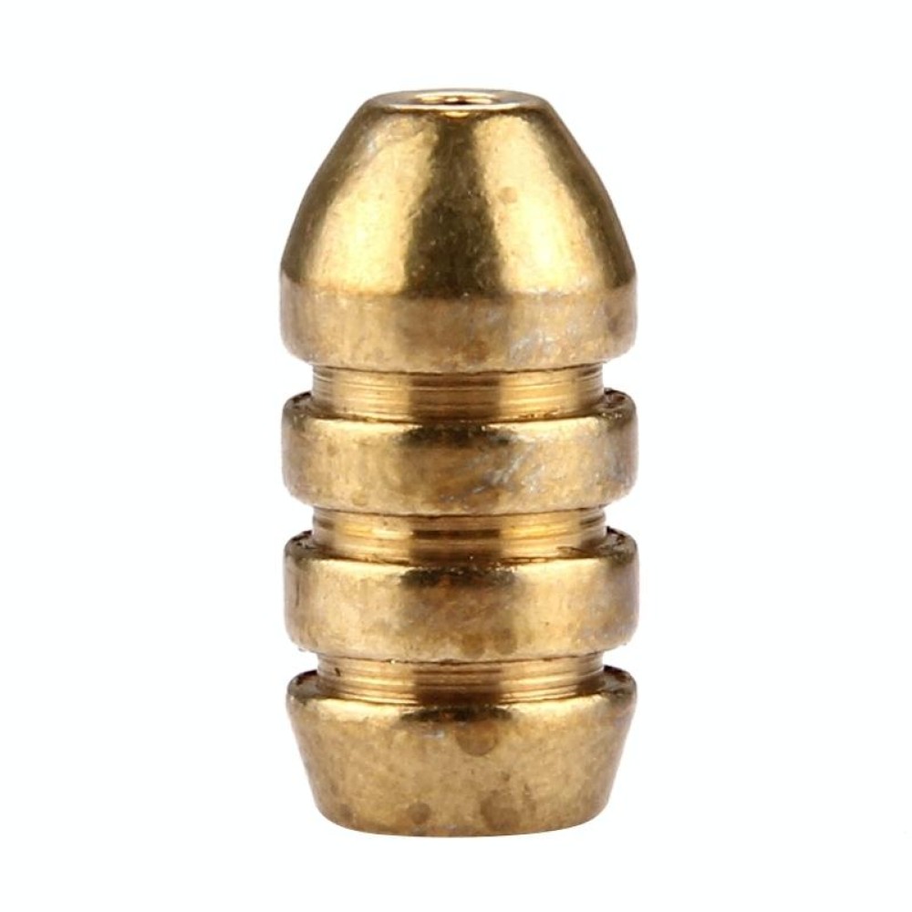 4g Threaded Copper Bullet Fishing Sinker Fishing Weights Soft lure Accessory