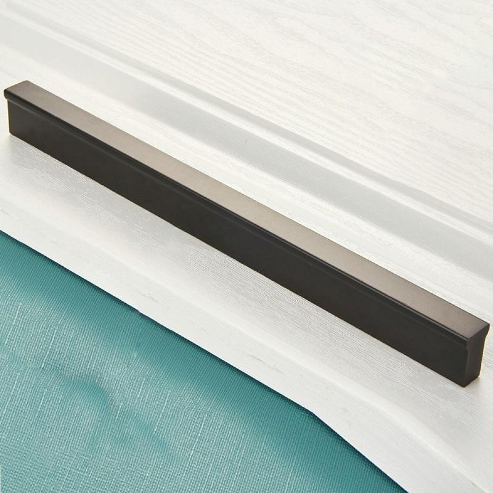 2778-1000 Modern Simple Cabinet Door Handle Drawer Wardrobe Handle (Black)