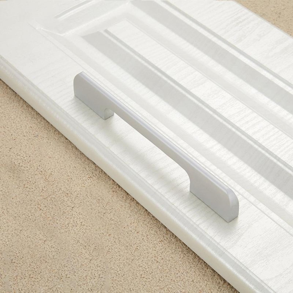 2049-192 Drawer Cabinet Door Aluminum Alloy Handle Straight Door Handle (White)