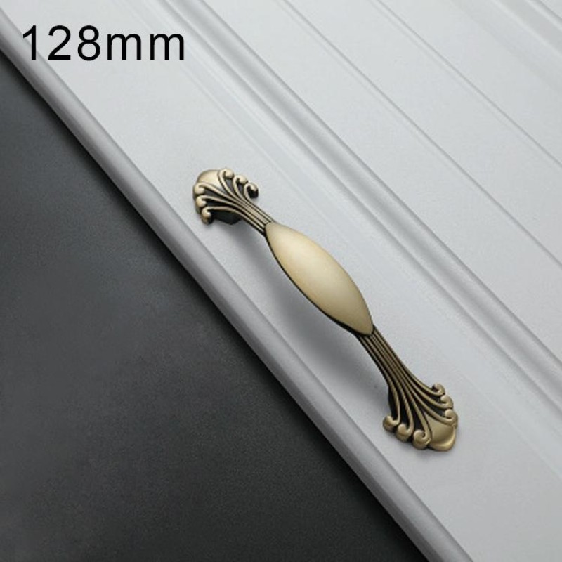 1006-128 Cabinet Wardrobe Door Handle Solid Copper Door Handle